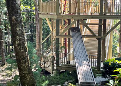 A K Construction | Lake Toxaway, NC | a gazebo under construction